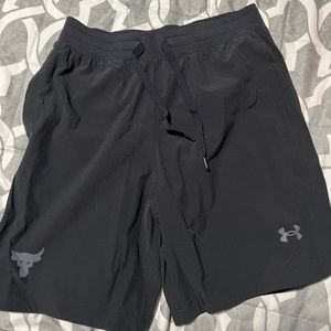 Under Armour shorts the rock